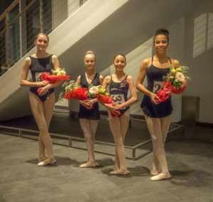 Ballet winners: Anya Matejczyk, Nicole Hamilton, Trinity Isidore, Layla Barber